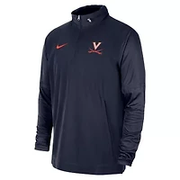 NCAA Nike Virginia Cavaliers 2023 Coach Half-Zip Hooded Jacket