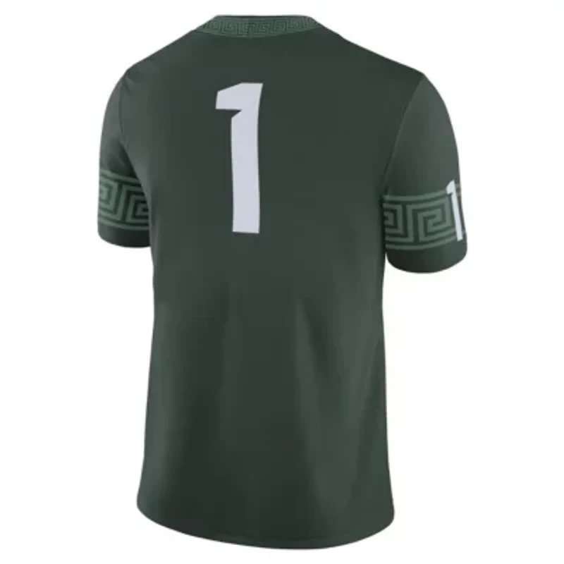 NCAA Nike #1 Michigan State Spartans Football Game Jersey