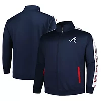 MLB Atlanta Braves Big & Tall Tricot Track Full-Zip Jacket