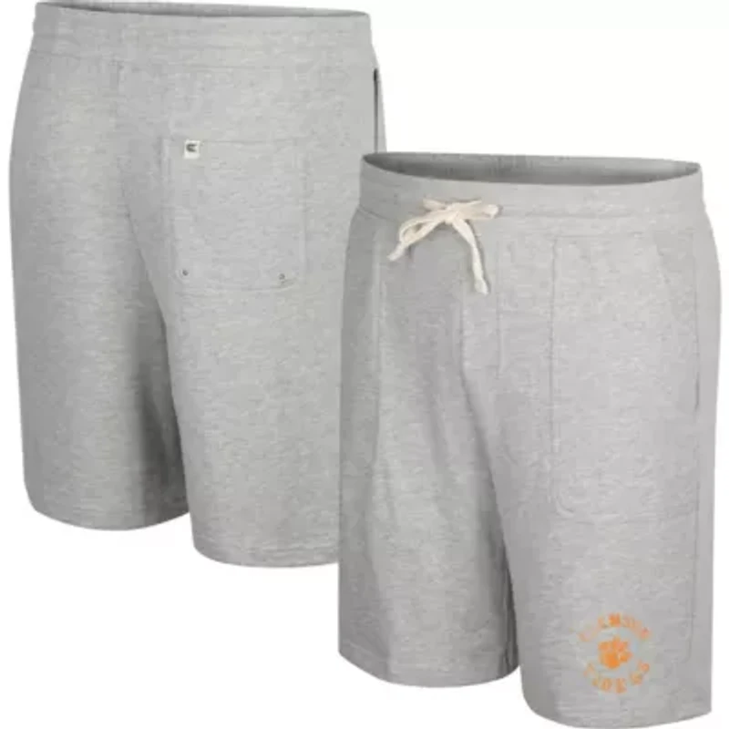NCAA Heather Clemson Tigers Love To Hear This Terry Shorts