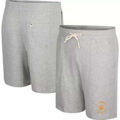 NCAA Heather Clemson Tigers Love To Hear This Terry Shorts