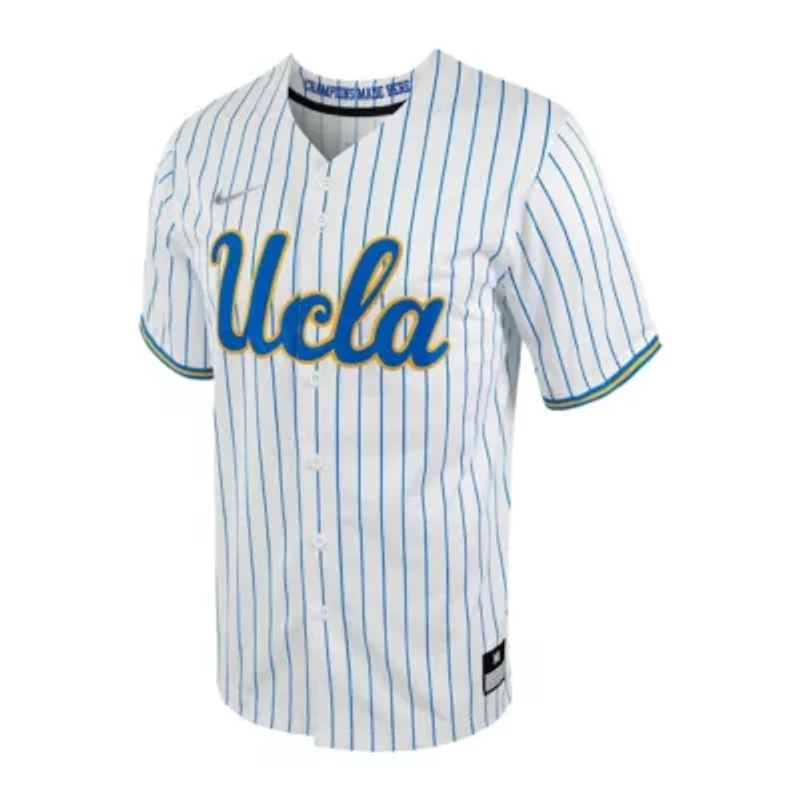 NCAA Nike UCLA Bruins Pinstripe Replica Full-Button Baseball Jersey