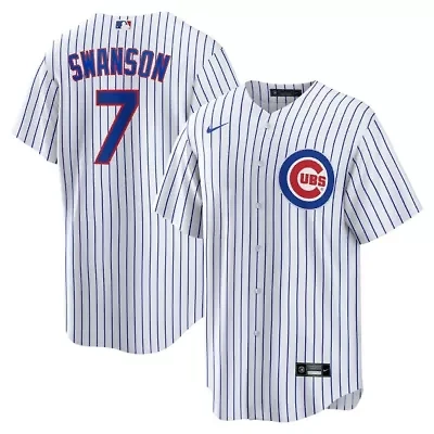 MLB Nike Dansby Swanson Chicago Cubs Replica Player Jersey