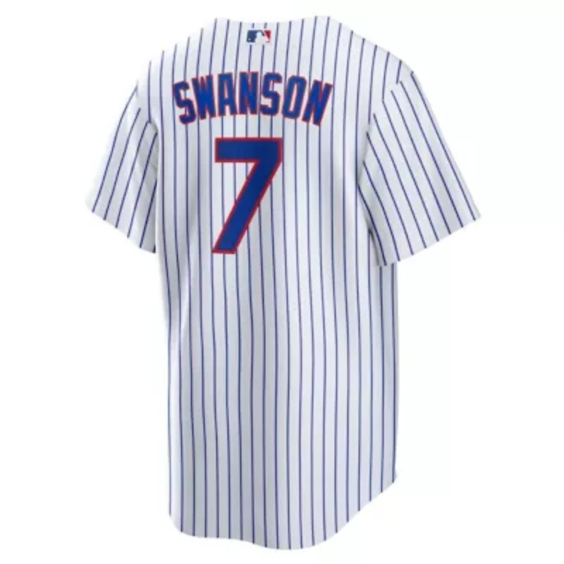 MLB Nike Dansby Swanson Chicago Cubs Replica Player Jersey