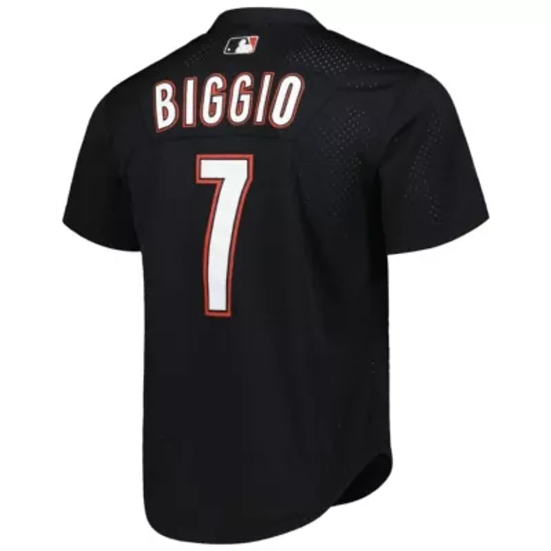 MLB Craig Biggio Houston Astros Cooperstown Collection Mesh Batting Practice Jersey