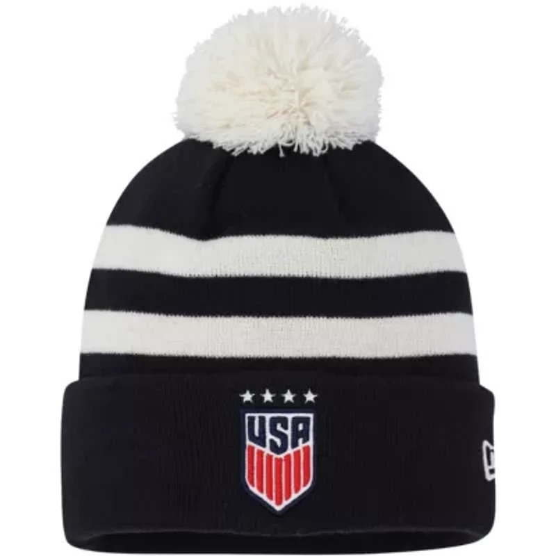 Olympics USWNT Team Cuffed Knit Hat with Pom