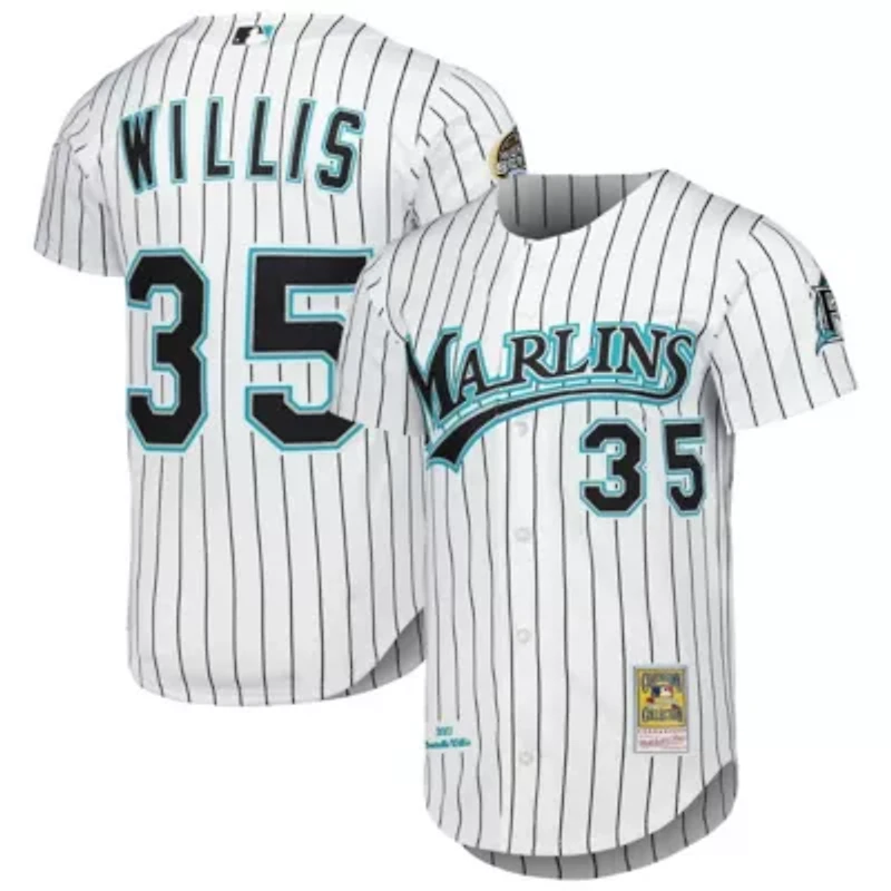 Cooperstown Teams Dontrelle Willis Florida Marlins Collection Authentic Jersey