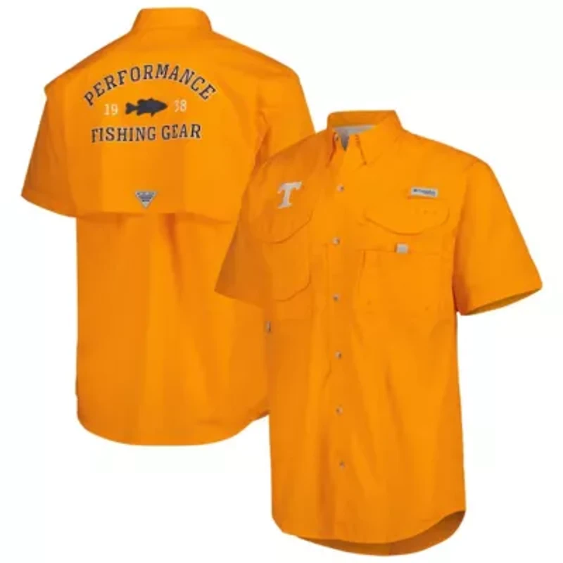 NCAA Tennessee Volunteers Bonehead Button-Up Shirt