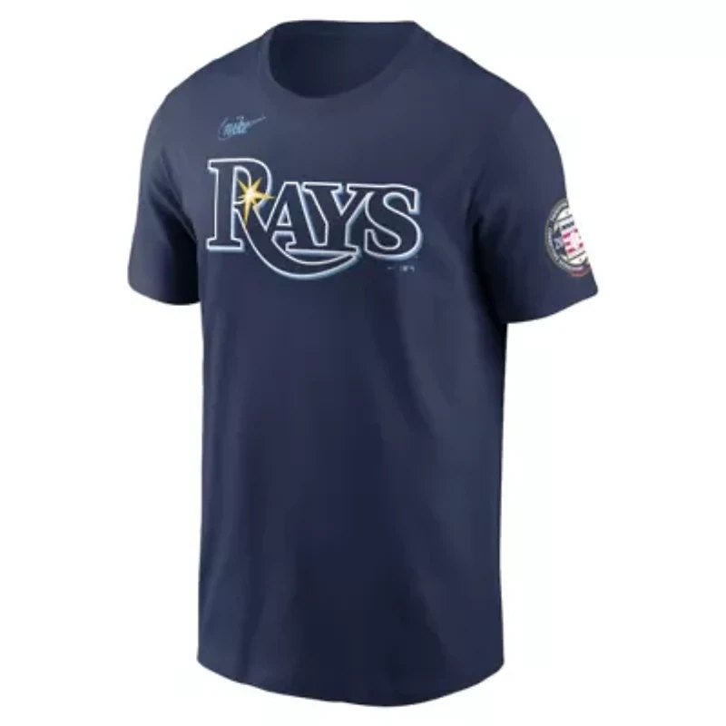 MLB Nike Fred McGriff Tampa Bay Rays Name & Number Hall of Fame T-Shirt