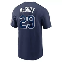 MLB Nike Fred McGriff Tampa Bay Rays Name & Number Hall of Fame T-Shirt