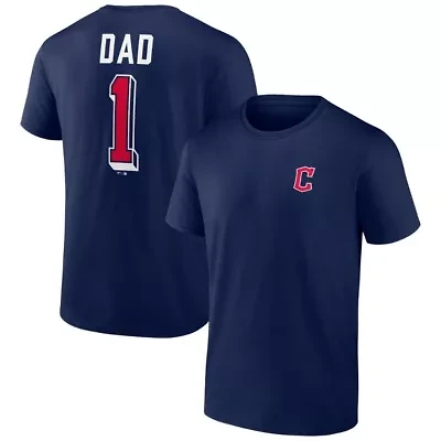 MLB Cleveland Guardians Number One Dad Team Logo T-Shirt