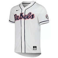 NCAA Nike Ole Miss Rebels Full-Button Replica Baseball Jersey