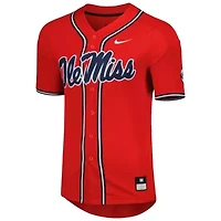 NCAA Nike Ole Miss Rebels Full-Button Replica Baseball Jersey