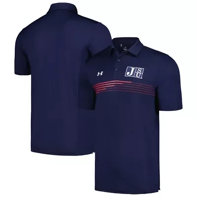 NCAA Under Armour Jackson State Tigers Tee To Stripe Polo