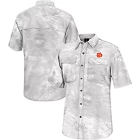 NCAA Clemson Tigers Realtree Aspect Charter Full-Button Fishing Shirt