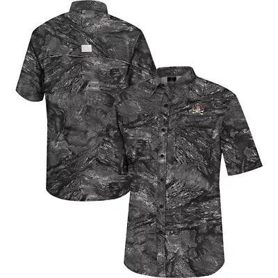 East Carolina Pirates NCAA ECU Realtree Aspect Charter Full-Button Fishing Shirt