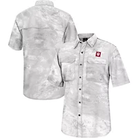 NCAA Indiana Hoosiers Realtree Aspect Charter Full-Button Fishing Shirt