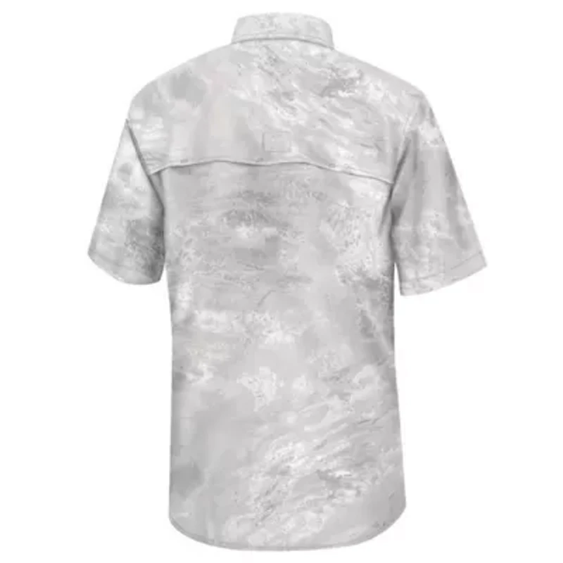 NCAA Indiana Hoosiers Realtree Aspect Charter Full-Button Fishing Shirt