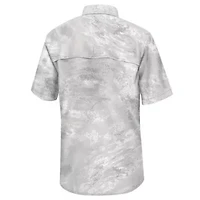 NCAA Indiana Hoosiers Realtree Aspect Charter Full-Button Fishing Shirt