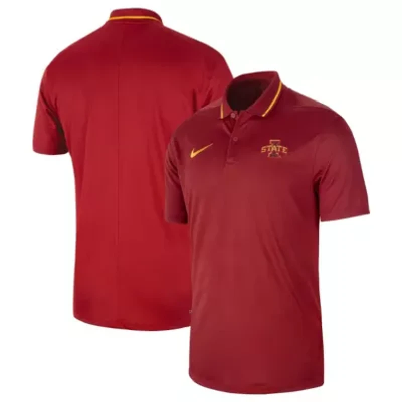 NCAA Nike Iowa State Cyclones 2023 Sideline Coaches Performance Polo
