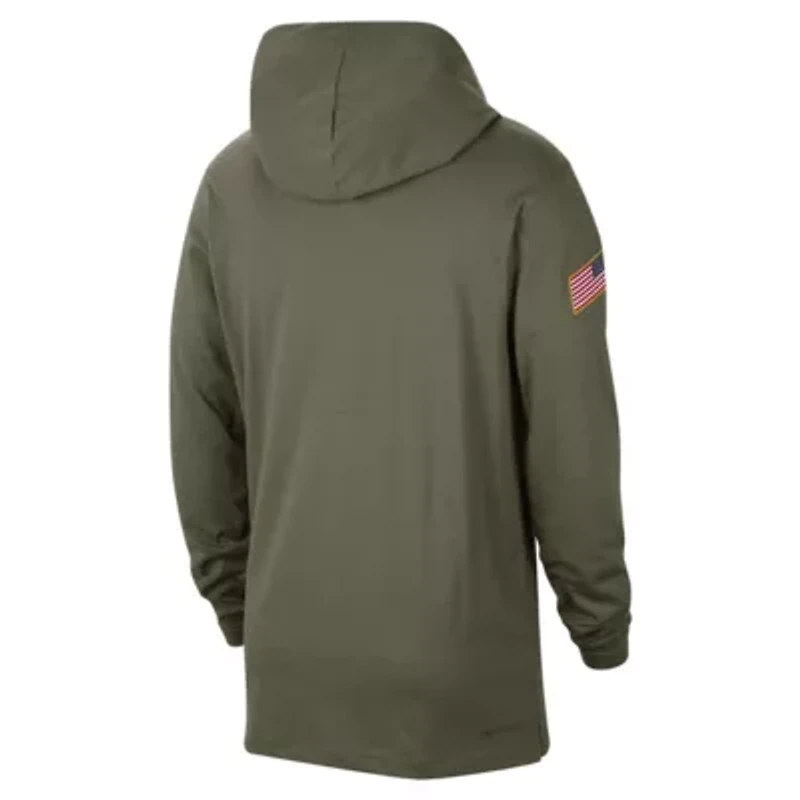 Duke Blue Devils NCAA Nike Military Pack Long Sleeve Hoodie T-Shirt