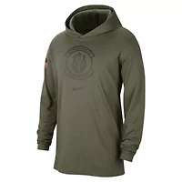 NCAA Nike Arkansas Razorbacks Military Pack Long Sleeve Hoodie T-Shirt