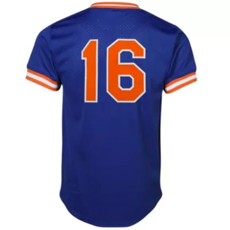 MLB Dwight Gooden New York Mets Cooperstown Mesh Batting Practice Jersey