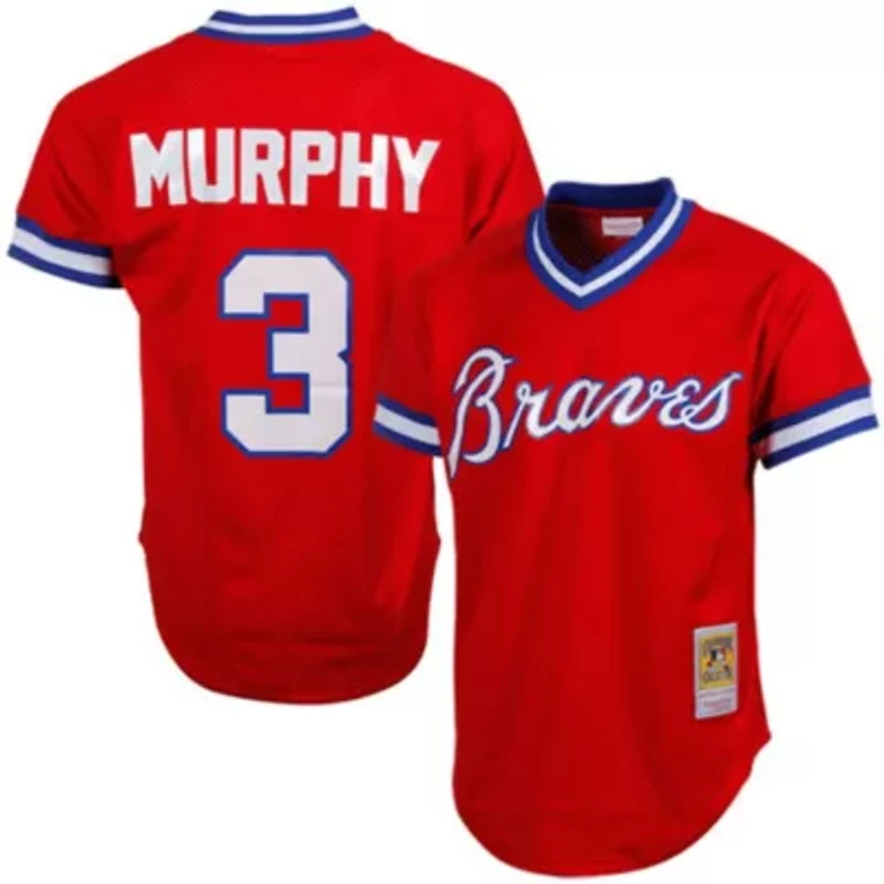 MLB Dale Murphy Atlanta Braves 1980 Authentic Cooperstown Collection Mesh Batting Practice Jersey