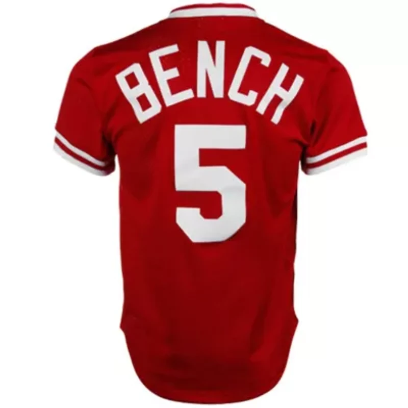 MLB Johnny Bench Cincinnati Reds 1983 Authentic Cooperstown Collection Mesh Batting Practice Jersey