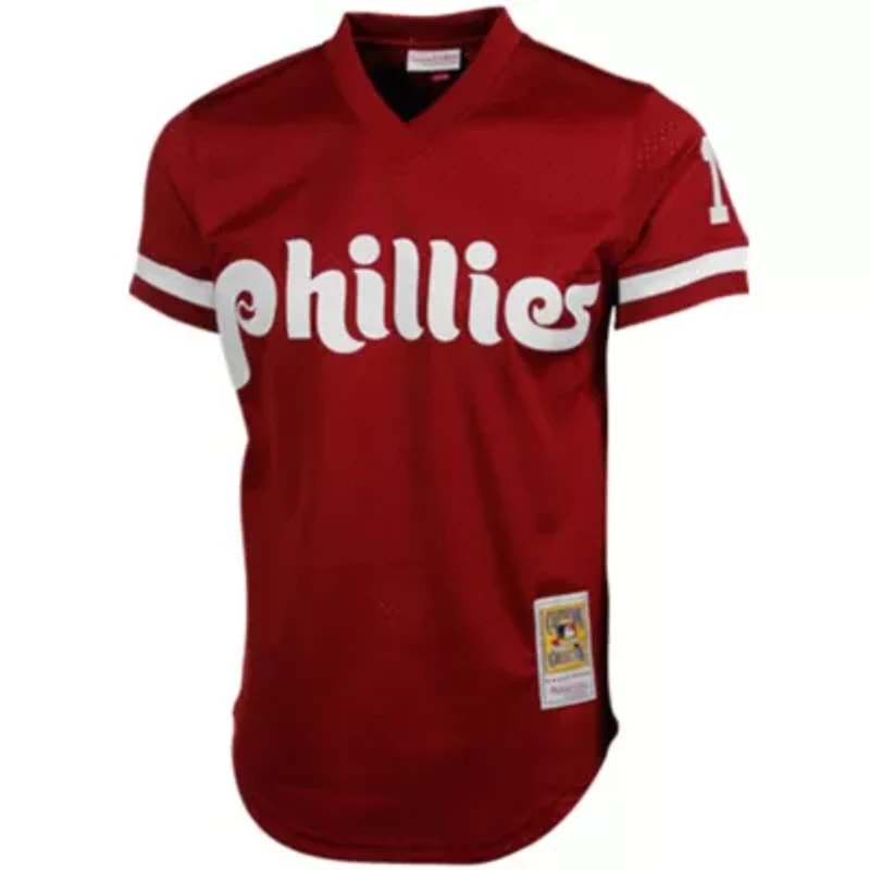 MLB Darren Daulton Philadelphia Phillies Cooperstown Mesh Batting Practice Jersey