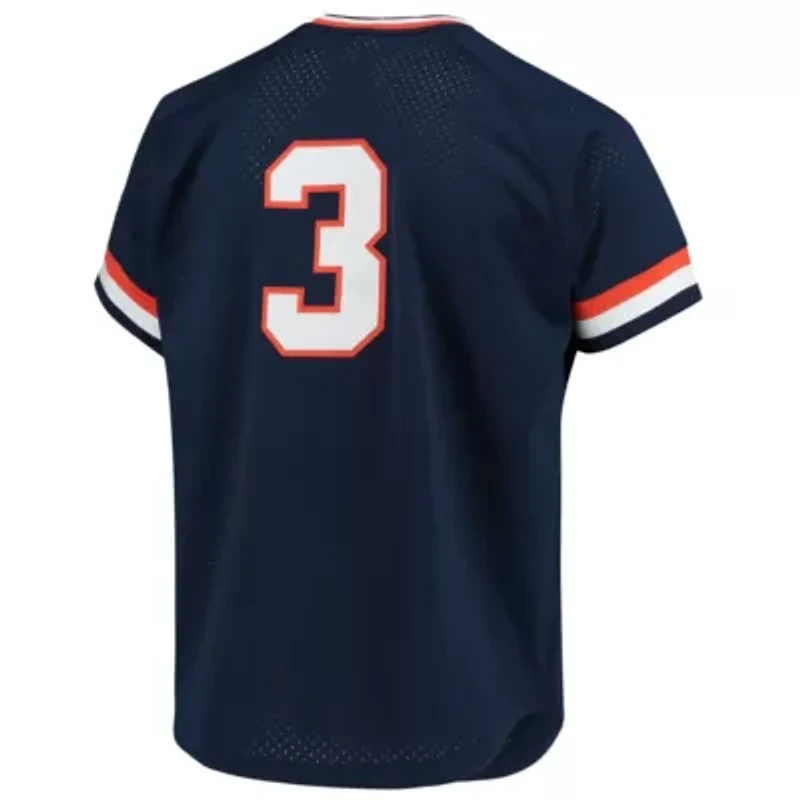 MLB Men' s Alan Trammell Detroit Tigers 1984 Authentic Cooperstown Collection Mesh Batting Practice Jersey