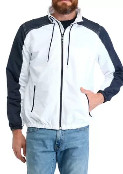 Men's Color Block Windbreaker