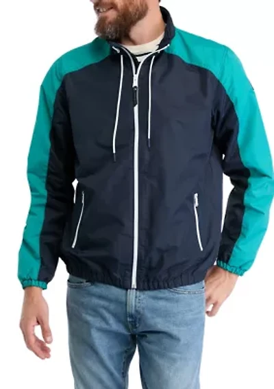 Men's Color Block Windbreaker