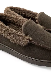 Men's Roger Wool Sherpa Brown Slippers