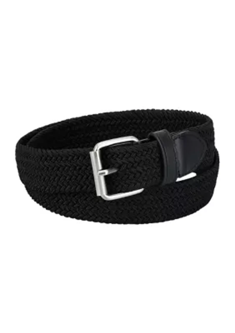Fully Adjustable Stretch Fabric Braided Belt