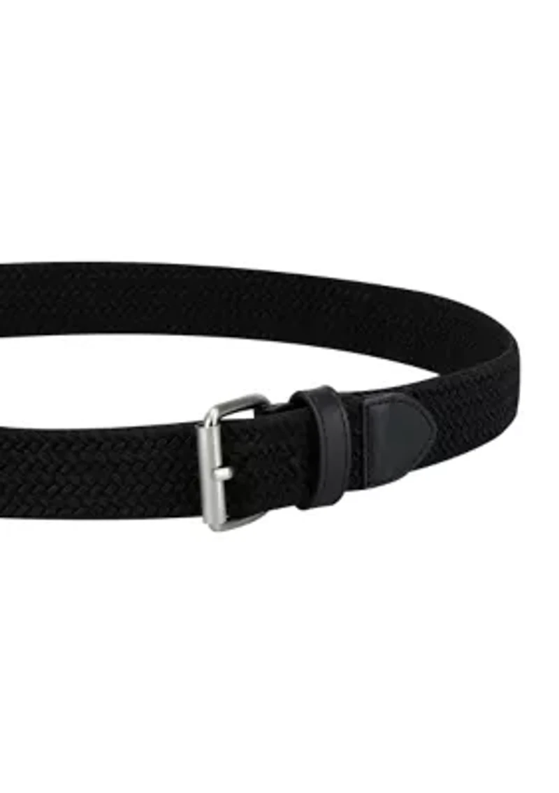 Fully Adjustable Stretch Fabric Braided Belt