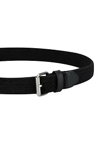 Fully Adjustable Stretch Fabric Braided Belt