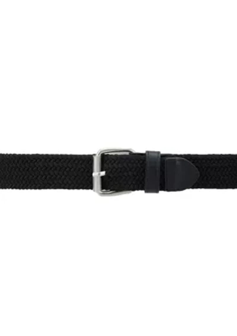 Fully Adjustable Stretch Fabric Braided Belt