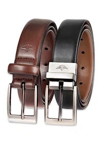 2 Belts a Box Gift Set