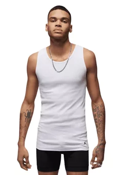 Men's Solid Tank Tops - 2 Pack