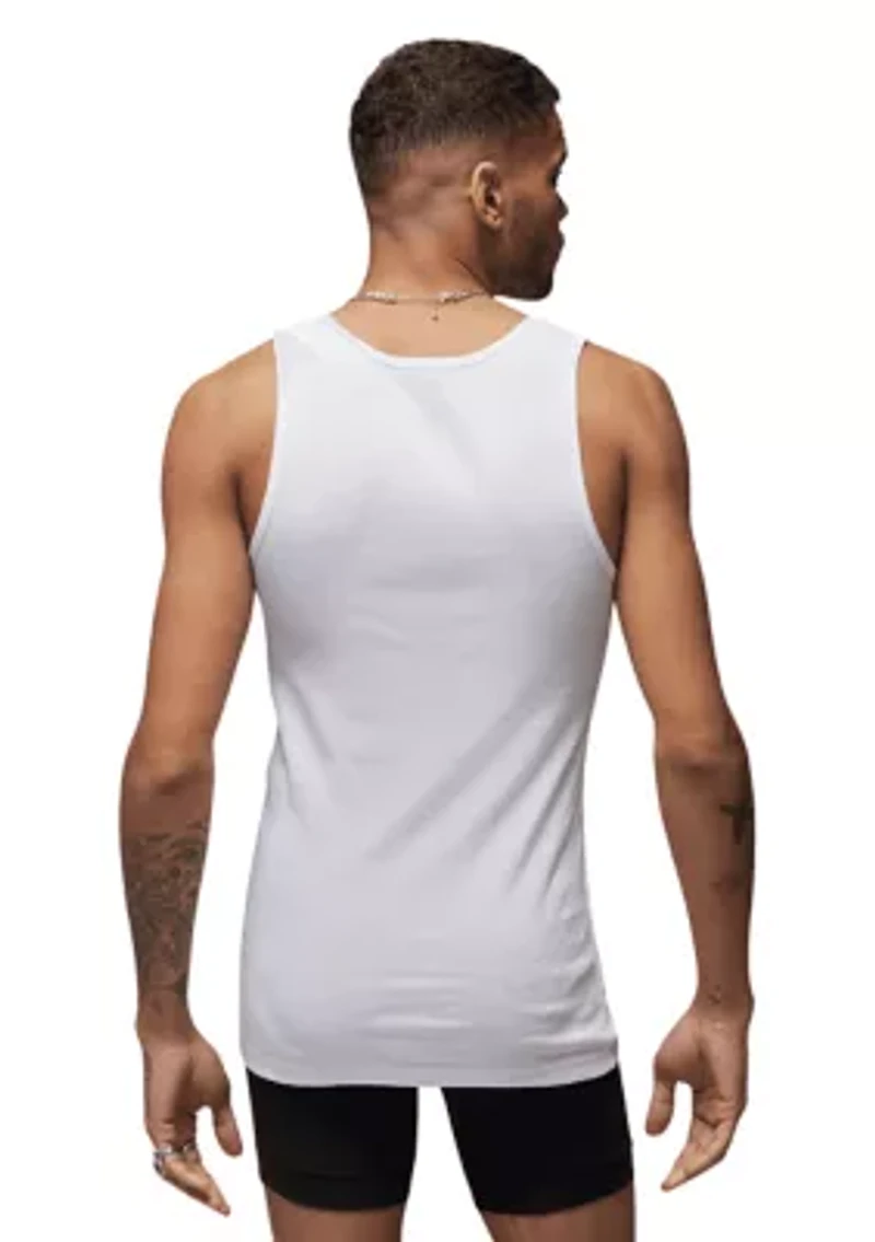 Men's Solid Tank Tops - 2 Pack