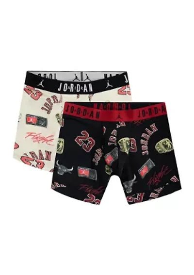 Men's Printed Boxer Briefs - 2 Pack