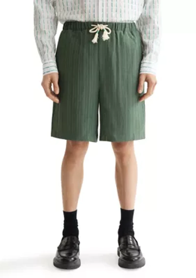 Men's Tonal Striped Shorts