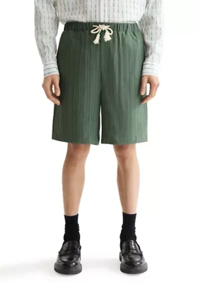 Men's Tonal Striped Shorts