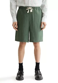Men's Tonal Striped Shorts