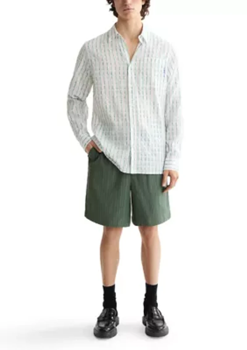 Men's Tonal Striped Shorts