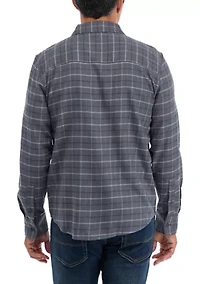 Plaid Lightweight Flannel Shirt