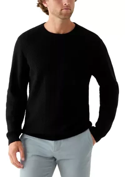 Men's Herringbone Cashmere Sweater
