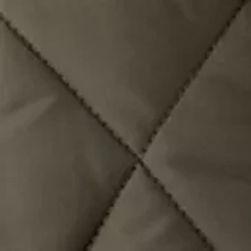 Men's Quilted Jacket with Cord Collar