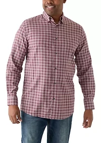 Big & Tall Long Sleeve Plaid Shirt